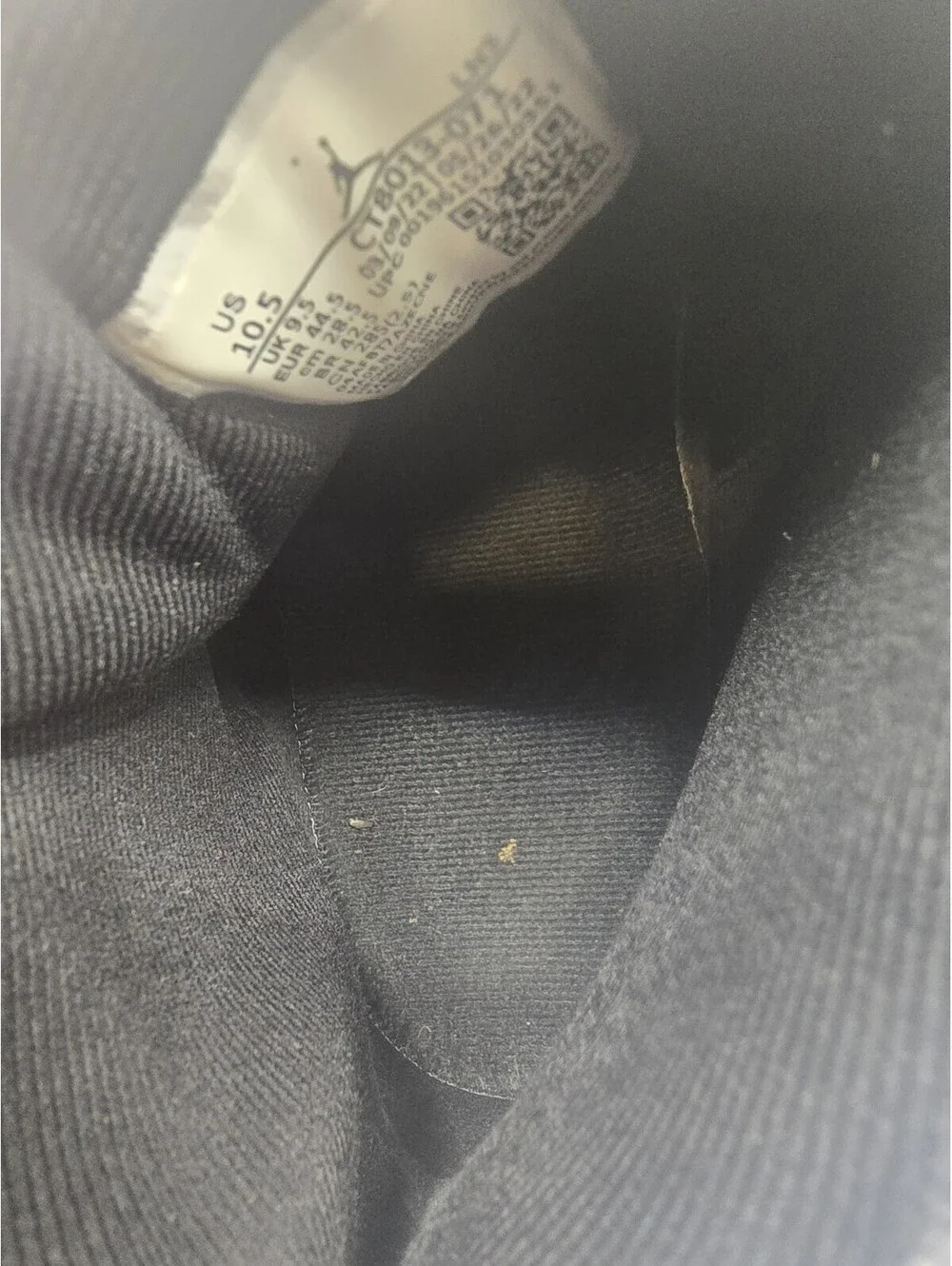 Jordan uppers insides